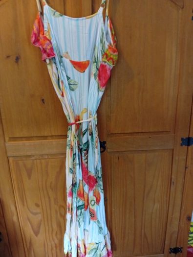 ladies river island wrap dress  size 10