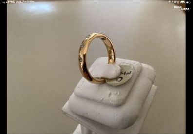 New 18ct Gold Cartier Style Diamond Ring