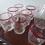 vintage jug & glasses Christmas Image 9