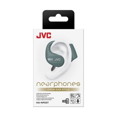 JVC Open-ear wireless Bluetooth earphones in Green