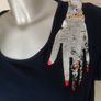 YouYou navy sequin stretchy top size UK16 EU44 Postage included Image 2