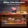 Standing Desk with USB Charging Port, 140 x 80 cm, 4 Preset Height Settings Image 3
