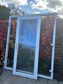 Double glazed upvc French doors