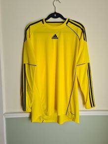 adidas goalkeeper jersey long sleeve t shirt Size medium