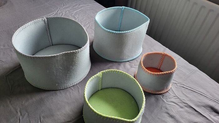 Set of Felt containers