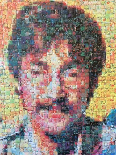 The Beatles. Professionally Framed 1000 Piece Mosaic Jigsaw Puzzler Of The Fab Four.