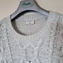 Diesel cable knit sparkle jumper Size large ptp 22" grey In excellent condition Image 3