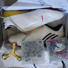 Football Boots Adidas F50i Tunit White (2009) Size 8UK ALL