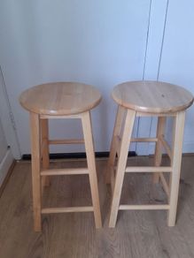 Pair of Wooden Stools