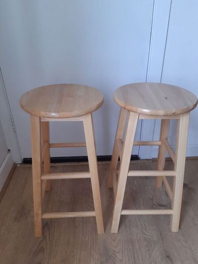 Pair of Wooden Stools