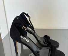 Dune London Black Stiletto Heels