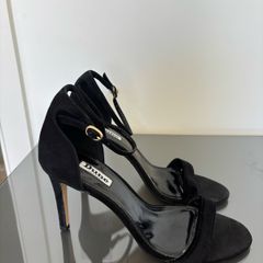 Dune London Black Stiletto Heels