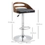 Bar Stools Adjustable Seat Image 4