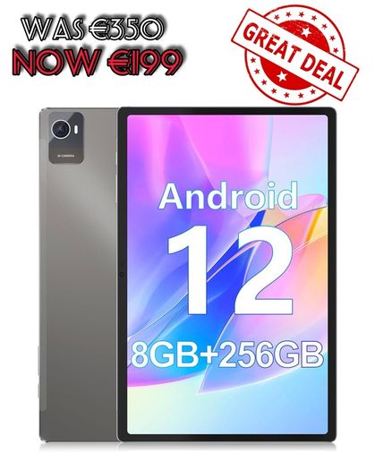 NEW SALE | 2023 Newest 256GB Tablet, NEW Octa-Core 2.0GHZ Processor, 10.5" LTE FHD 1920x1200 Pixels Tablets, Type-C, GPS, 7000mAh, 5MP+13MP Camera, Bluetooth 5.0, 2.4G&5GWIFI, Dark Grey