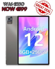 NEW SALE | 2023 Newest 256GB Tablet, NEW Octa-Core 2.0GHZ Processor, 10.5" LTE FHD 1920x1200 Pixels Tablets, Type-C, GPS, 7000mAh, 5MP+13MP Camera, Bluetooth 5.0, 2.4G&5GWIFI, Dark Grey