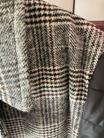 coat byoung herringbone double breast coat (36) oversized 10/12