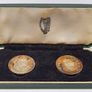 Ireland 1966 Silver Proof 10 Shillings Double Coin Set Stunning Rainbow Toned Image 2