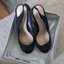 Black Suede Dune Wedge shoes Image 3