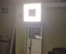 Standing Light with Mirror