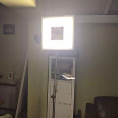Standing Light with Mirror