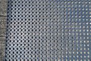 Heavy-Duty Hollow Rubber Ring Mat (100cm x 100cm)  Non-Slip / Drainage