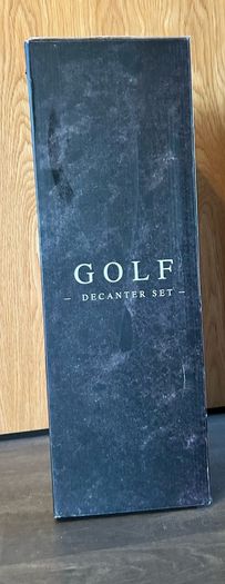 Clear Connoisseur Creations Golf Decanter Set Fun Club D Glasses