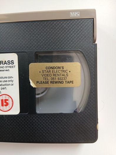 The Supergrass Film On A High Quality MAXELL Tape Ex Rental.