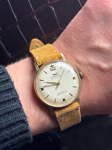 25 Jewel Automatic Korona 1960s Men's Watch