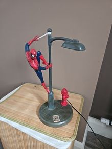 Spiderman On Lamp Post Light