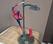 Spiderman On Lamp Post Light