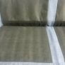 Navy Blue Three Seater Fabric Sofa Image 10