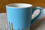 Harrods Solid Blue Fine Bone China Mug