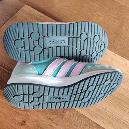 adidas Run 70s 2.0 Runners Trainers - Mint Green & Pink - Size UK 3