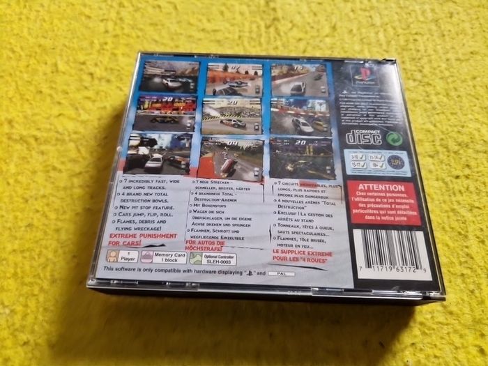 Destroy Derby 2 PlayStation1 Ps1 PlayStation2 Ps2 Games Original