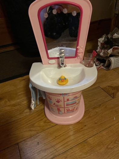 Baby Born sink and toilet