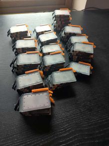 Set of 10 Genuine Empty Canon PFI-300 Ink Cartridges For Refill - OEM Original