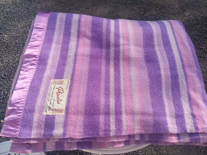 vintage wool blanket