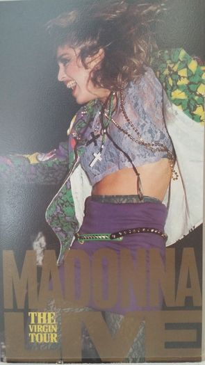Madonna Live 1985 The Virgin Tour Vintage Vhs Pal Video Cassette Tape
