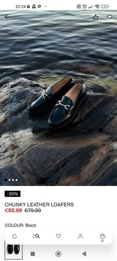 real leather loafers