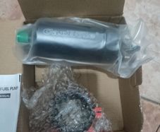 In line fuel pump with bracket and fittings never used