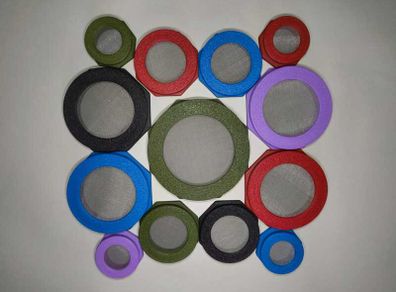 2" Standard Threaded Air Vents For Reptiles, Terrariums, and Vivariums.