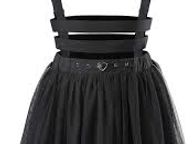 main image for ad Littleforbig heartbreaker suspender skirt black