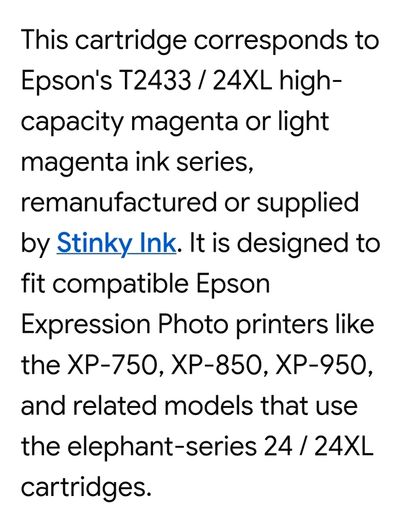 Printer Ink