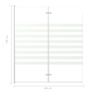 Bath Enclosure 120x140 cm Tempered Glass Stripe Image 8