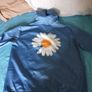sky light blue oversized hoodie Image 2
