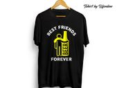 Beer and me best friends graphic t-shirt