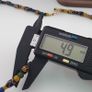 Vintage Venetian Style MultiColor Glass & Old Face Glass Pendant Necklace Image 3