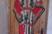 Ethnic tribal print kaftan dress (free post)