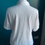White full zip up blouse/ jacket. Size 12 Image 3