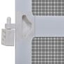 White Hinged Insect Screen for Doors 120 x 240 cm Image 5